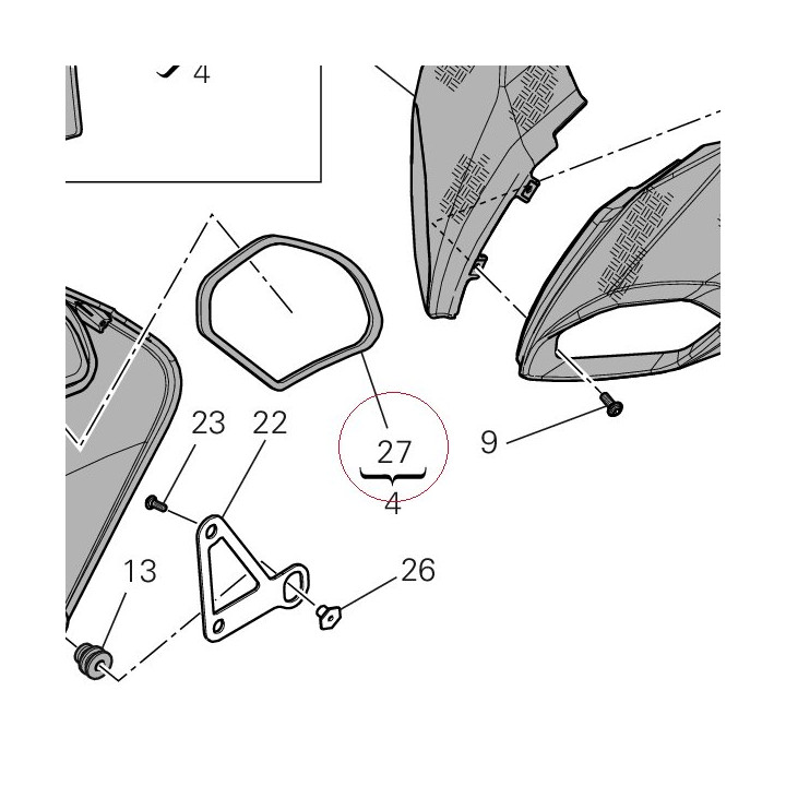 Right gasket 79110782A