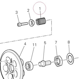 Clutch spring 79710321A