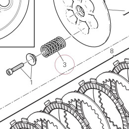 Clutch spring 79710651A