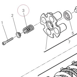 Clutch spring 79710661A