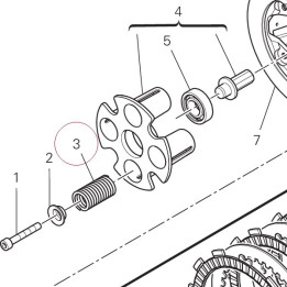 Clutch spring 79710811B