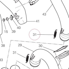 Spring exhaust, long 79910485A