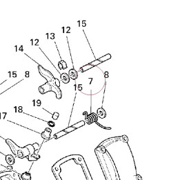 Spring, closing rocker arm 79910611A