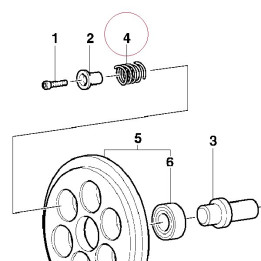 Clutch spring 79910991A