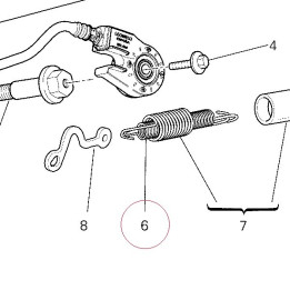 Spring, side stand inner 79911581A