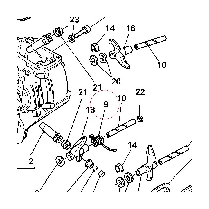 Spring, closing rocker arm 79912472A