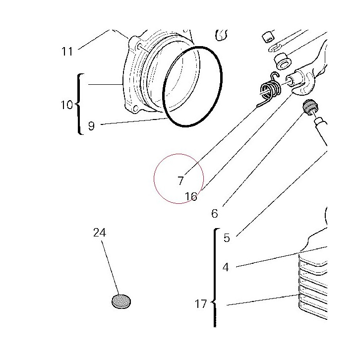Spring, closing rocker arm 79912601A