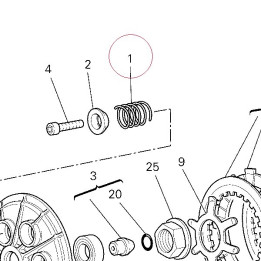 Clutch spring 79914921A