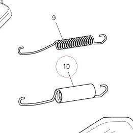 Outer spring kickstand assembly 7992D621AA