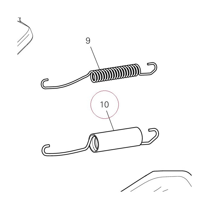 Outer spring kickstand assembly 7992D621AA