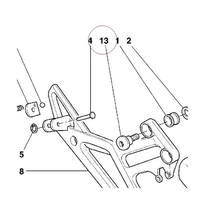 Screw tcei M8X1.25X41 800062568