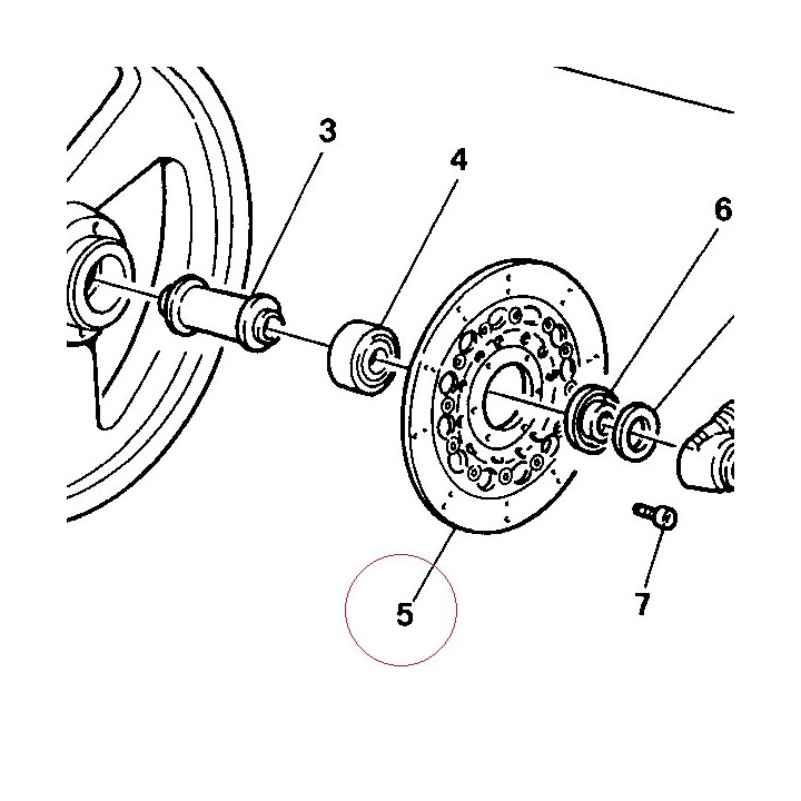 Front brake disc 800062587