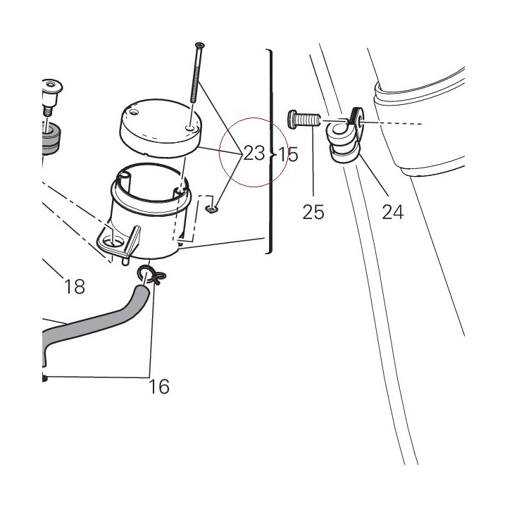 Cap brake fluid tank 800068490