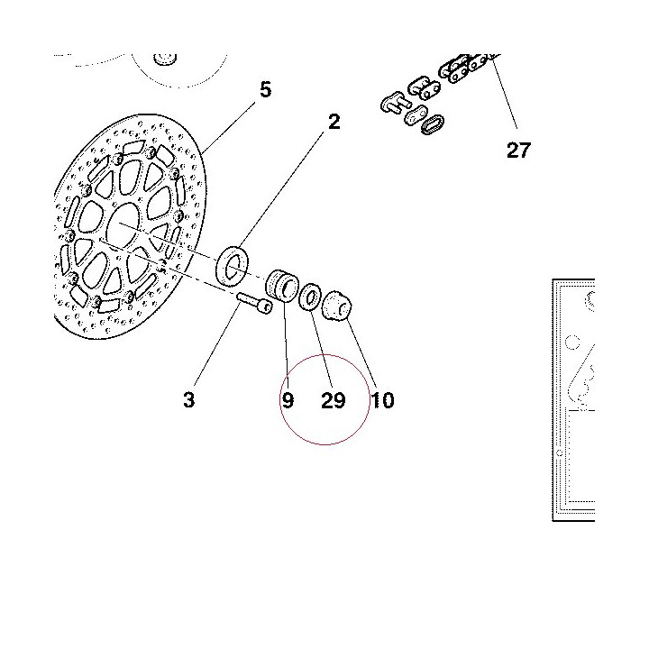 Washer 33.5X25.3X1 800070119