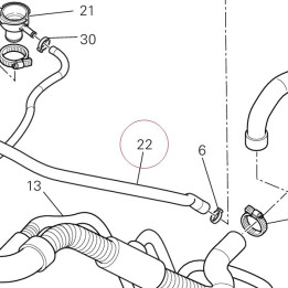 Cooler/cap hose 80011772A