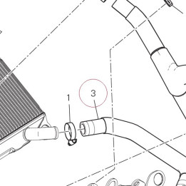 Hose, cooler /cooler 80011891B