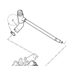 Hose, cooler/cap h 80011911B