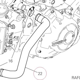 Pump/cooler hose 80012531A