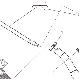 Hose, cooler/cap h 80020042B
