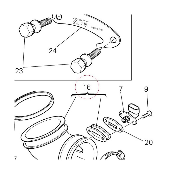 Tube, air cleaner joint 80110311A