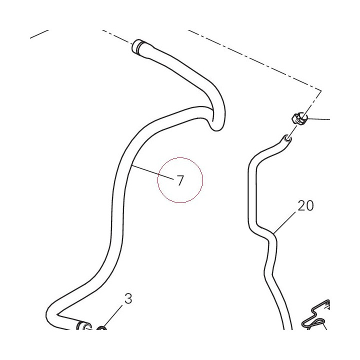 Duct, air 80110371B