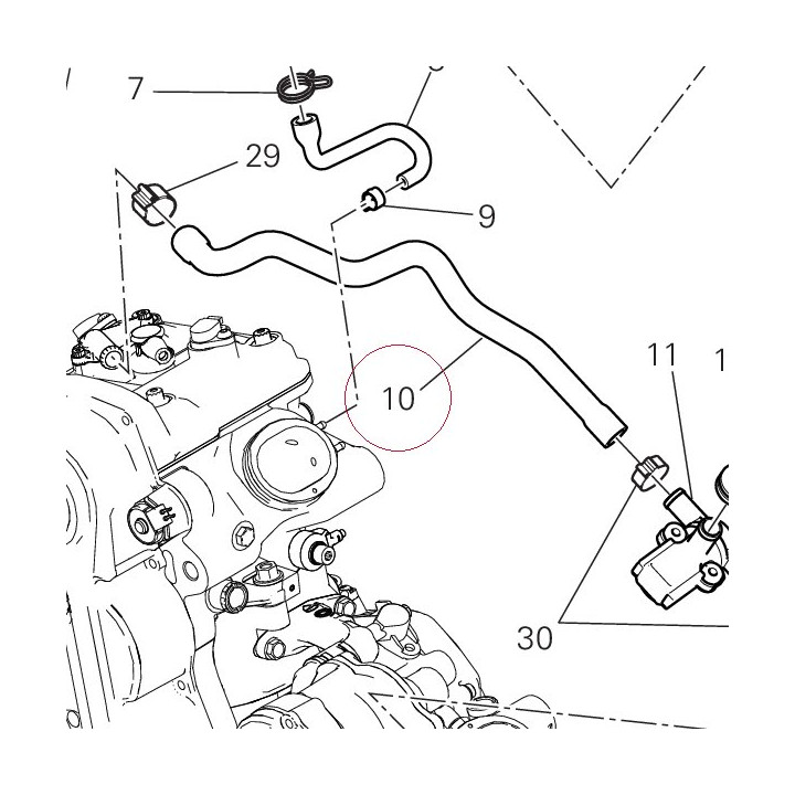Duct, air 80110632A