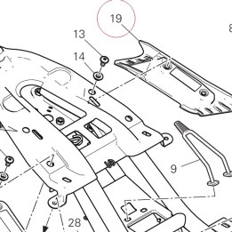Handle, left 80610401A