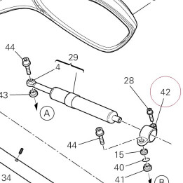 Clamper, steering damper 80811181A