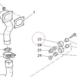Bracket, muffler support 80A062649