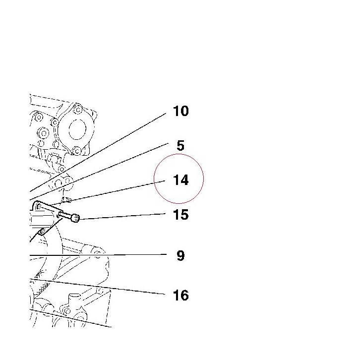 Water output connector 81410531AB