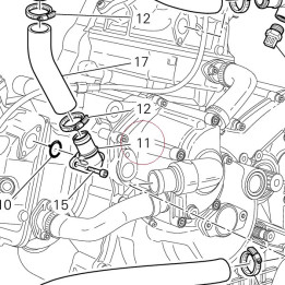 Water output connector 81411571A