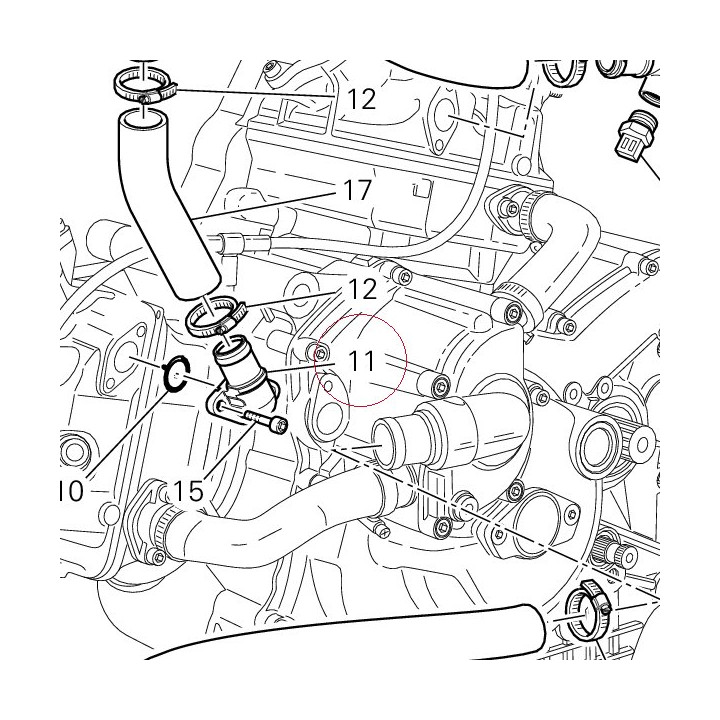 Water output connector 81411571A