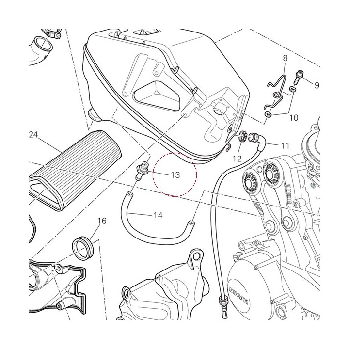 Pressure pick-up point 81413121A