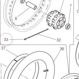 Nipple, spoke 81540051A