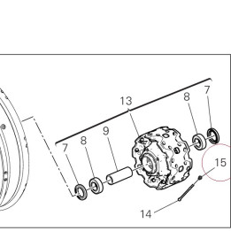 Nipple, spoke 81540063A