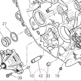 Starter reduction shaft 82010161B