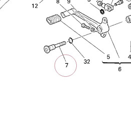 Pin pedal 82110521A