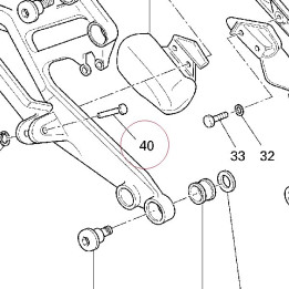 Footrest pin 82110901A