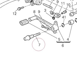 Shaft, brake 82110911A