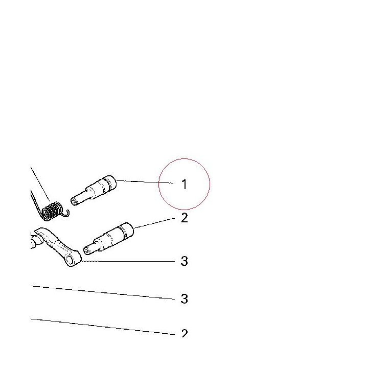 Shaft, close rocker arm 82110994A