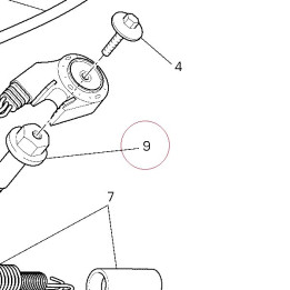Axle, side stand 82111032A