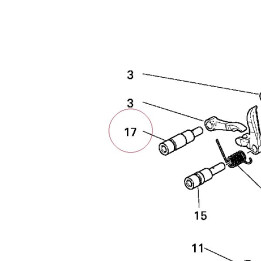 Intake opening rocker arm pin 82111521A