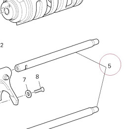Axle gearshift fork 82111891A