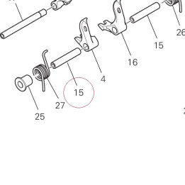 Close rocker arm axle 82112231B