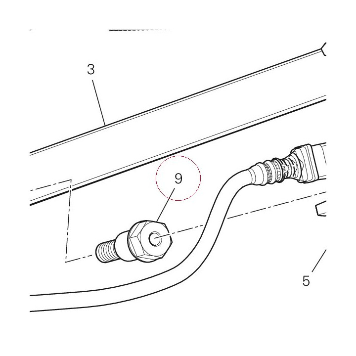 Axle, side stand 82114611B