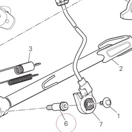 Axle, side stand 82114922AA