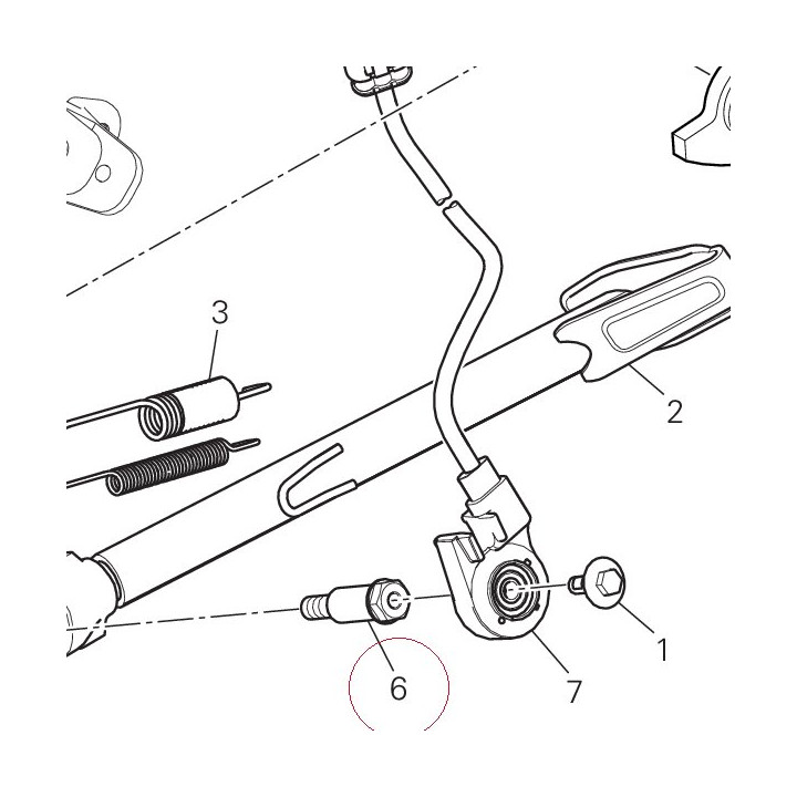 Axle, side stand 82114922AA