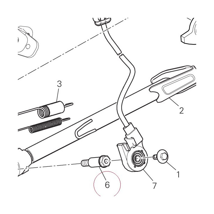 Axle, side stand 82114923AA