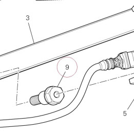 Axle, side stand 82119311AA