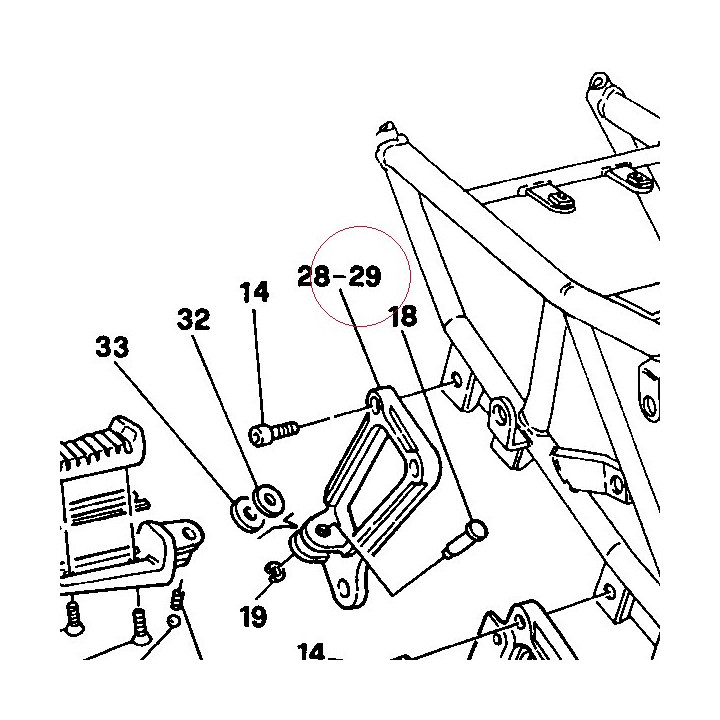 Rear right plate 82410041A